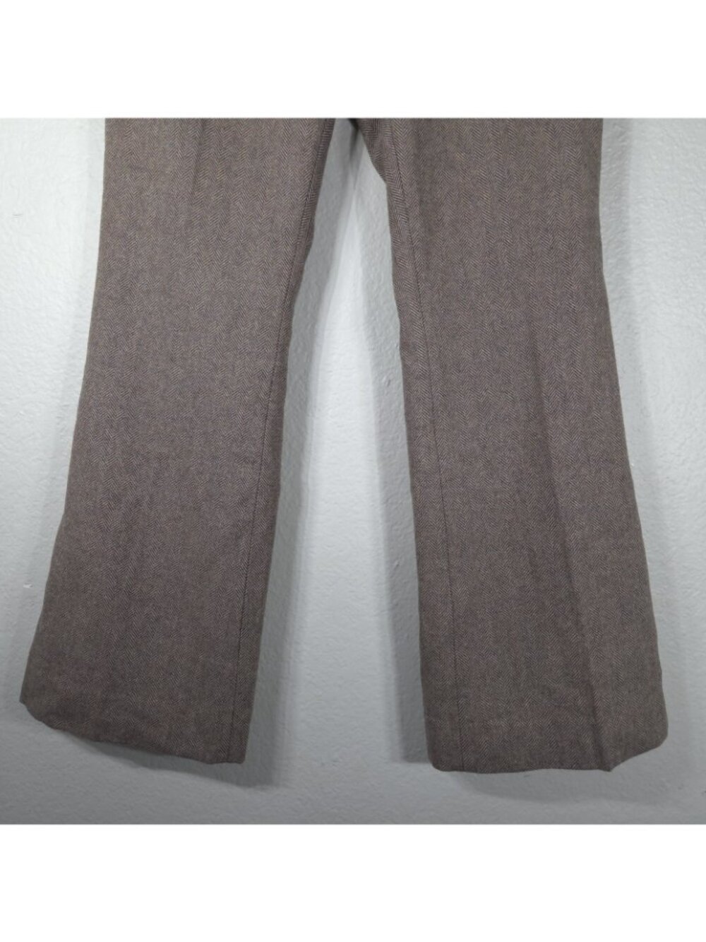 The Limited Tan Wool Blend Flare Pants Women's Size 6P Cassidy Fit Relaxed Hip - Picture 7 of 16
